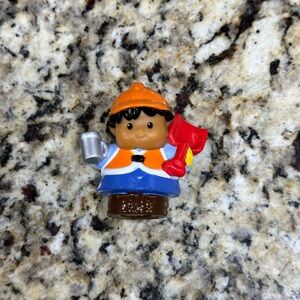 Collectible Vintage Fisher Price Little People Construction Worker Figure